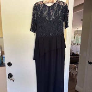 Navy Blue, Teri Jon Evening Gown size 8